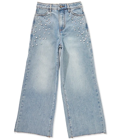 Chelsea & Violet Big Girls Rhinestone Denim Jeans