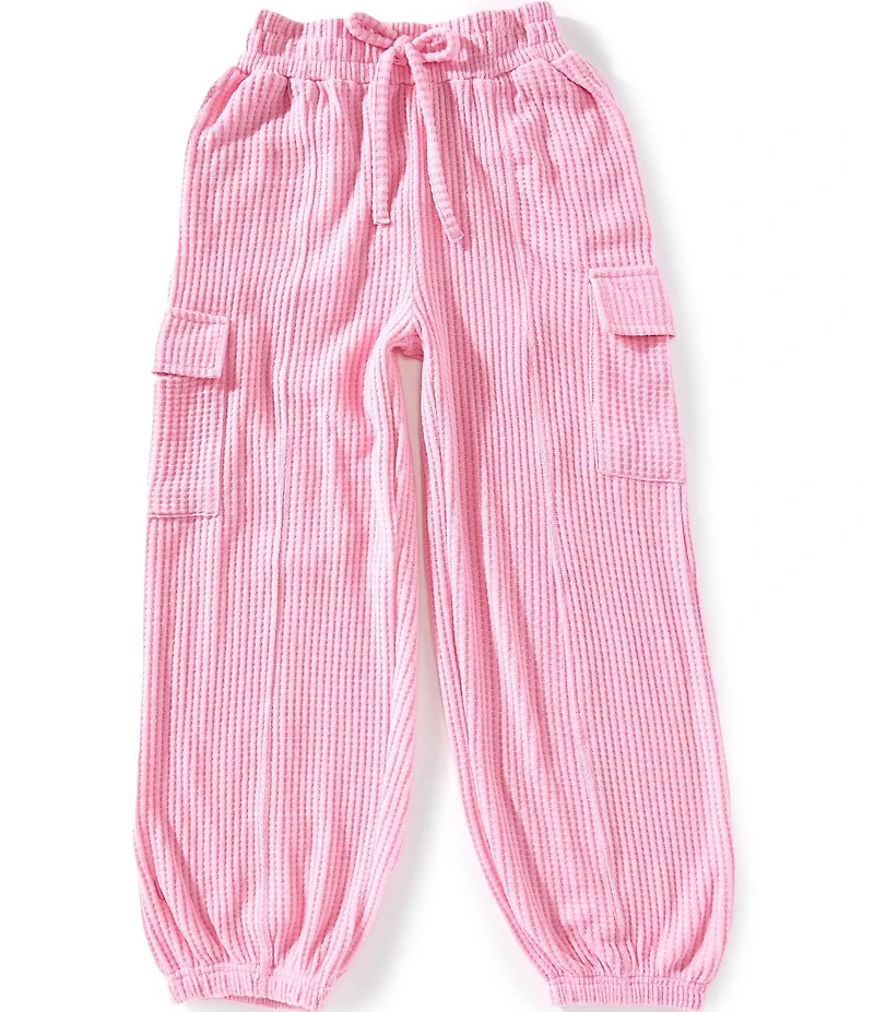 Chelsea & Violet Big Girls Waffle Joggers