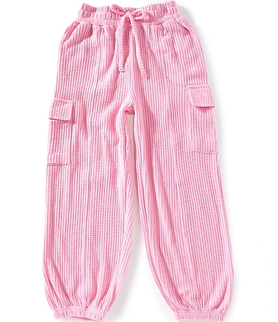 Chelsea & Violet Big Girls Waffle Joggers