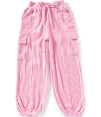 Chelsea & Violet Big Girls Waffle Joggers