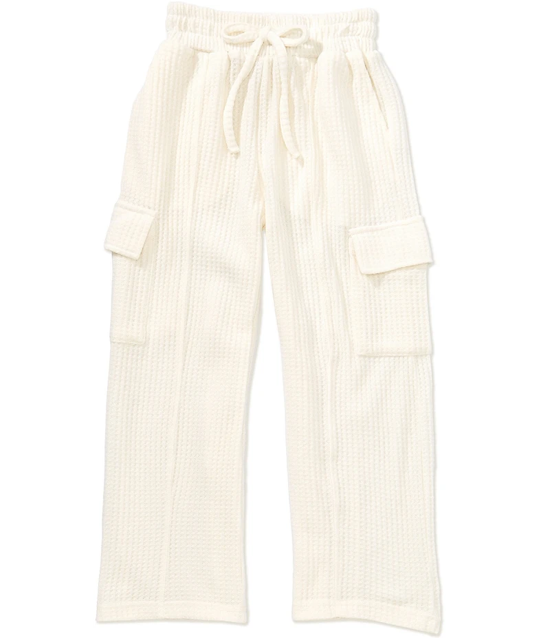 Chelsea & Violet Big Girls Waffle Wide Leg Pants