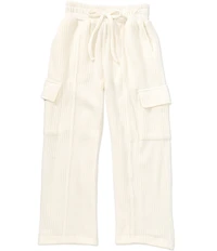 Chelsea & Violet Big Girls Waffle Wide Leg Pants