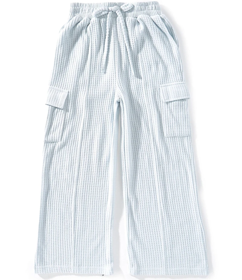 Chelsea & Violet Big Girls Waffle Wide Leg Pants