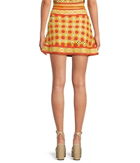 Chelsea & Violet Blossom Crochet Mini Coordinating Skirt