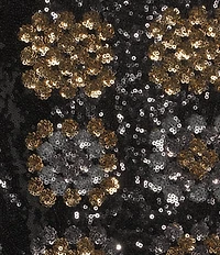 Chelsea & Violet Bonnie Straight Neckline Long Sleeve Length Check Sequin Coordinating Top