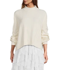 Chelsea & Violet Cameron High Neck Long Sleeve Sweater