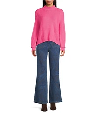 Chelsea & Violet Cameron High Neck Long Sleeve Sweater