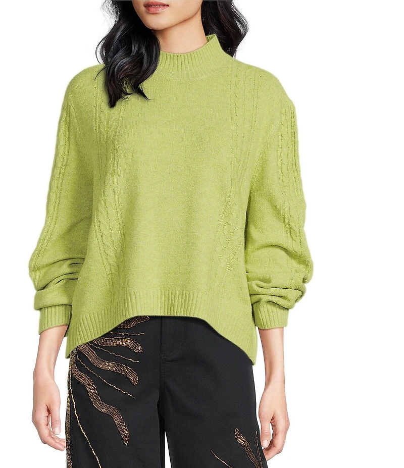 Chelsea & Violet Cameron High Neck Long Sleeve Sweater