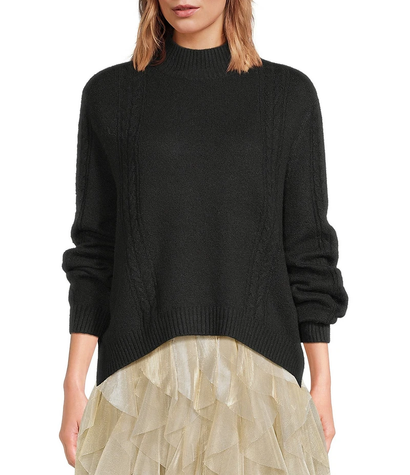 Chelsea & Violet Cameron High Neck Long Sleeve Sweater