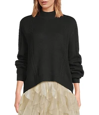 Chelsea & Violet Cameron High Neck Long Sleeve Sweater