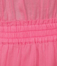 Chelsea & Violet Cassia Guaze Square Neck Ruffle Hem Romper