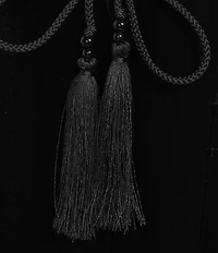 Chelsea & Violet Coordinating Belinda Collar Long Sleeve Velvet Jacket