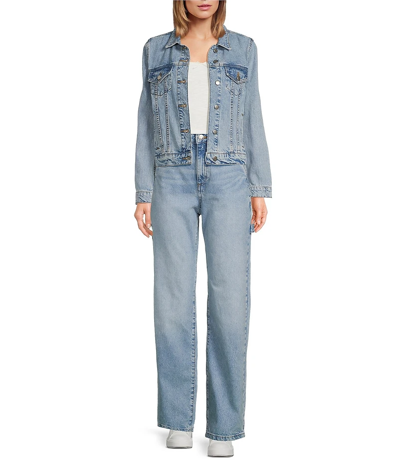 Chelsea & Violet Florence Denim Button Front Jacket