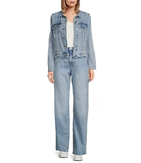 Chelsea & Violet Florence Denim Button Front Jacket