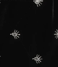 Chelsea & Violet Justina Coordinating Embroidered Velvet Skirt