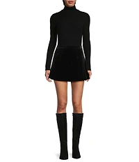 Chelsea & Violet Justina Coordinating Velvet Skirt