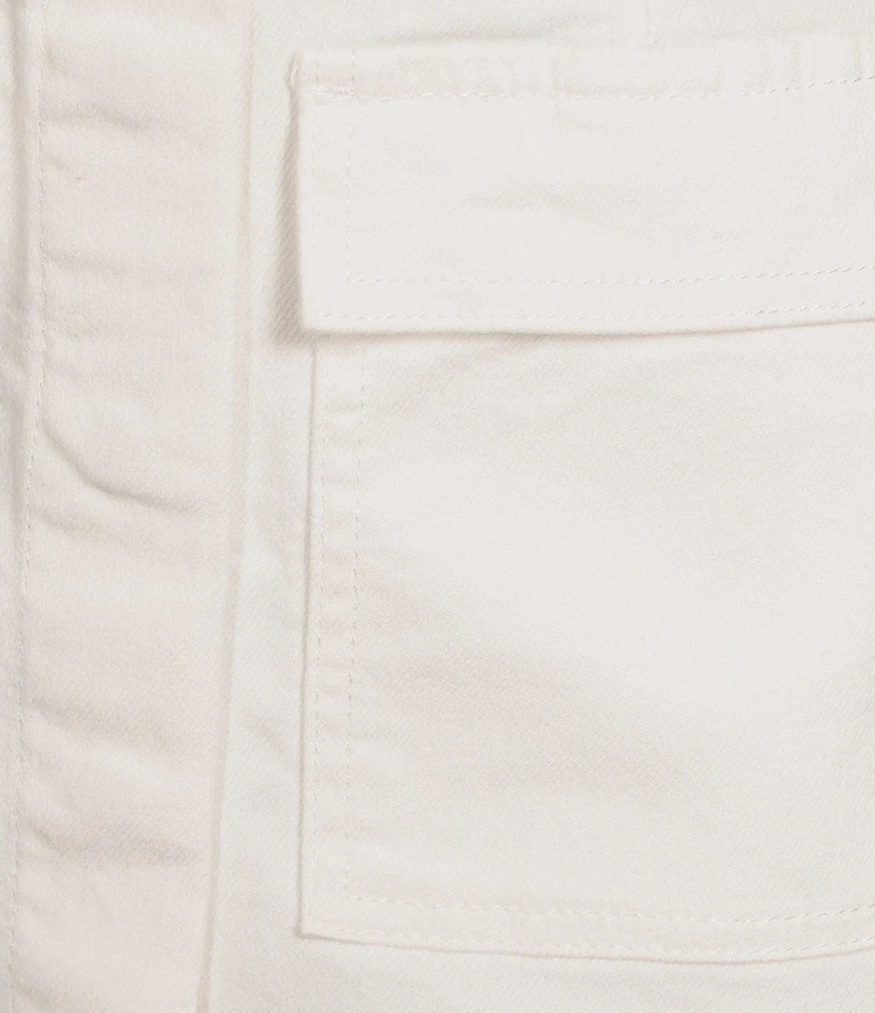 Chelsea & Violet Lena Denim A-Line Front Pocket Mini Skirt