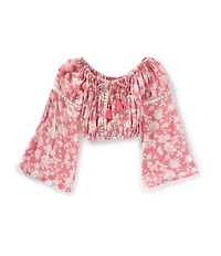 Chelsea & Violet Little Girls Daisy Long Sleeve Top