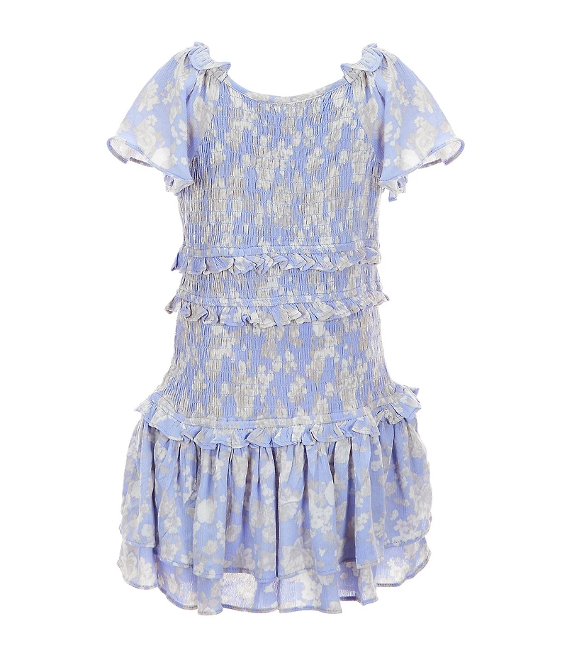 Chelsea & Violet Little Girls Daisy Smocked Dress