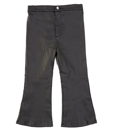 Chelsea & Violet Little Girls Full Length Coated Flare Jeans