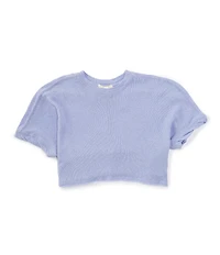 Chelsea & Violet Little Girls Short Sleeve Knit Dolman T-Shirt