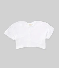 Chelsea & Violet Little Girls Short Sleeve Knit Dolman T-Shirt