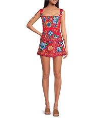 Chelsea & Violet Coordinating Matilda Mini Floral Skirt