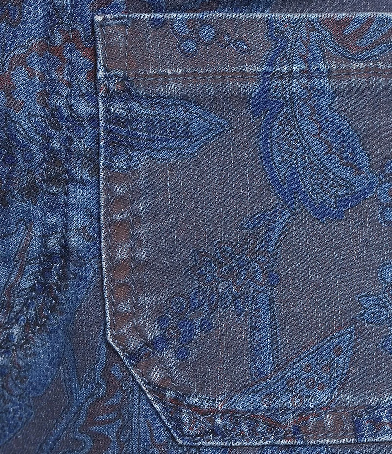 Chelsea & Violet Nola Embroidered Flare Denim Pants