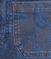 Chelsea & Violet Nola Embroidered Flare Denim Pants