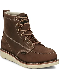 Chippewa Est. 1901 Men's Edge Walker Steel Toe Lace-Up Wedge Work Boots