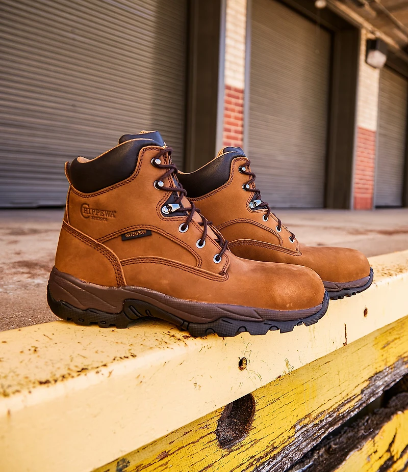 Chippewa Est. 1901 Men's Graeme 6#double; Waterproof Composite Toe Work Hiking Boots