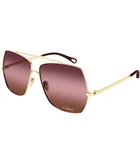 Chloe Women's Aly 62mm Geometric Sunglasses