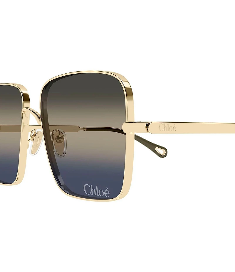 Chloe Women's Aly Bold 61mm Gradient Square Sunglasses