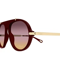 Chloe Women's Aly Combi 58mm Aviator Sunglasses