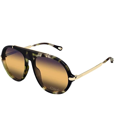 Chloe Women's Aly Combi 58mm Aviator Sunglasses