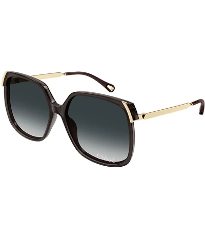 Chloe Women's Aly Combi 60mm Square Sunglasses