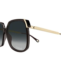 Chloe Women's Aly Combi 60mm Square Sunglasses