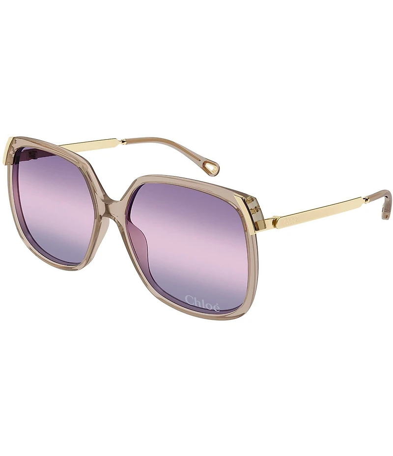 Chloe Women's Aly Combi 60mm Square Sunglasses