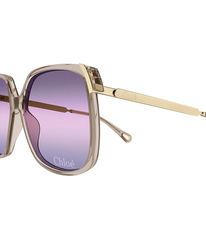 Chloe Women's Aly Combi 60mm Square Sunglasses
