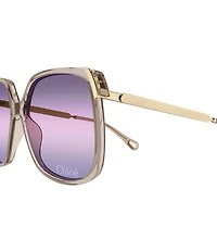 Chloe Women's Aly Combi 60mm Square Sunglasses