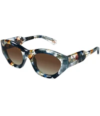 Chloe Women's Gayia 53mm Cat Eye Sunglasses