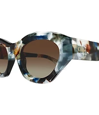 Chloe Women's Gayia 53mm Cat Eye Sunglasses