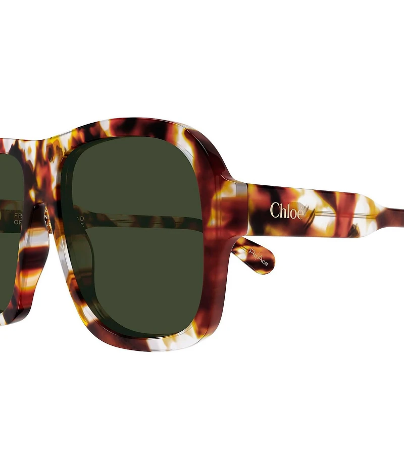 Chloe Women's Gayia 58mm Havana Navigator Sunglasses