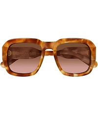 Chloe Women's Gayia Havana 54mm Square Sunglasses