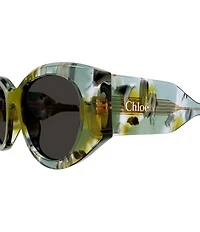Chloe Women's Gayia Reace 51mm Round Statement Sunglasses