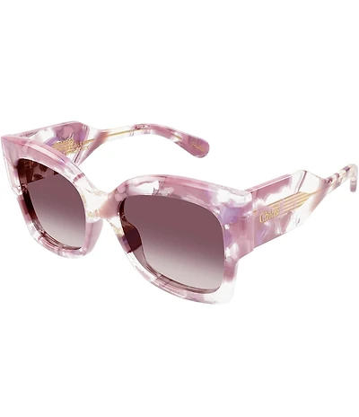 Chloe Women's Gayia Reace 55mm Butterfly Sunglasses