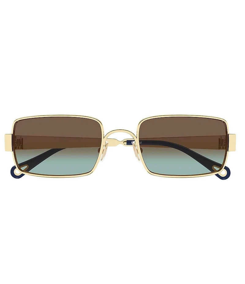 Chloe Women's Holly Metal 53mm Rectangle Sunglasses