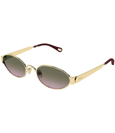 Chloe Women's Holly Metal 54mm Oval Sunglasses