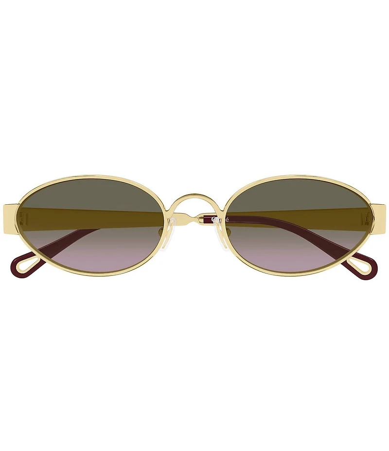 Chloe Women's Holly Metal 54mm Oval Sunglasses
