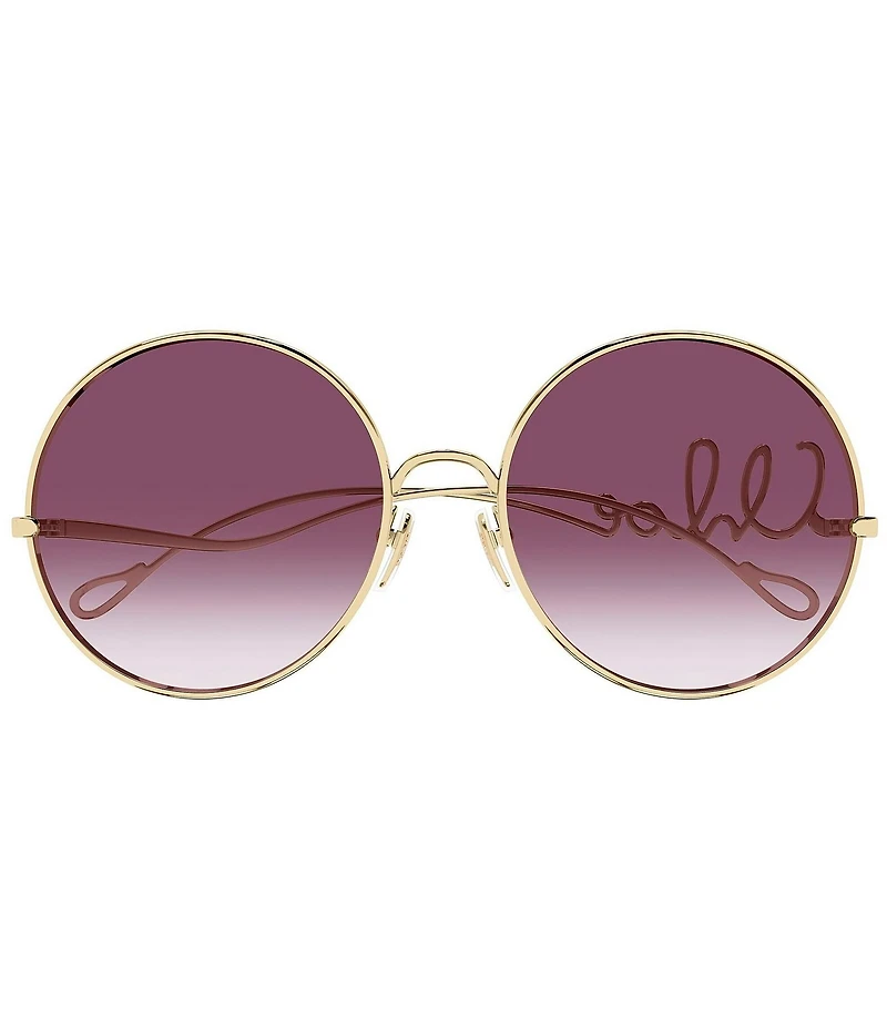 Chloe Women's Iconic 60mm Gradient Round Sunglasses